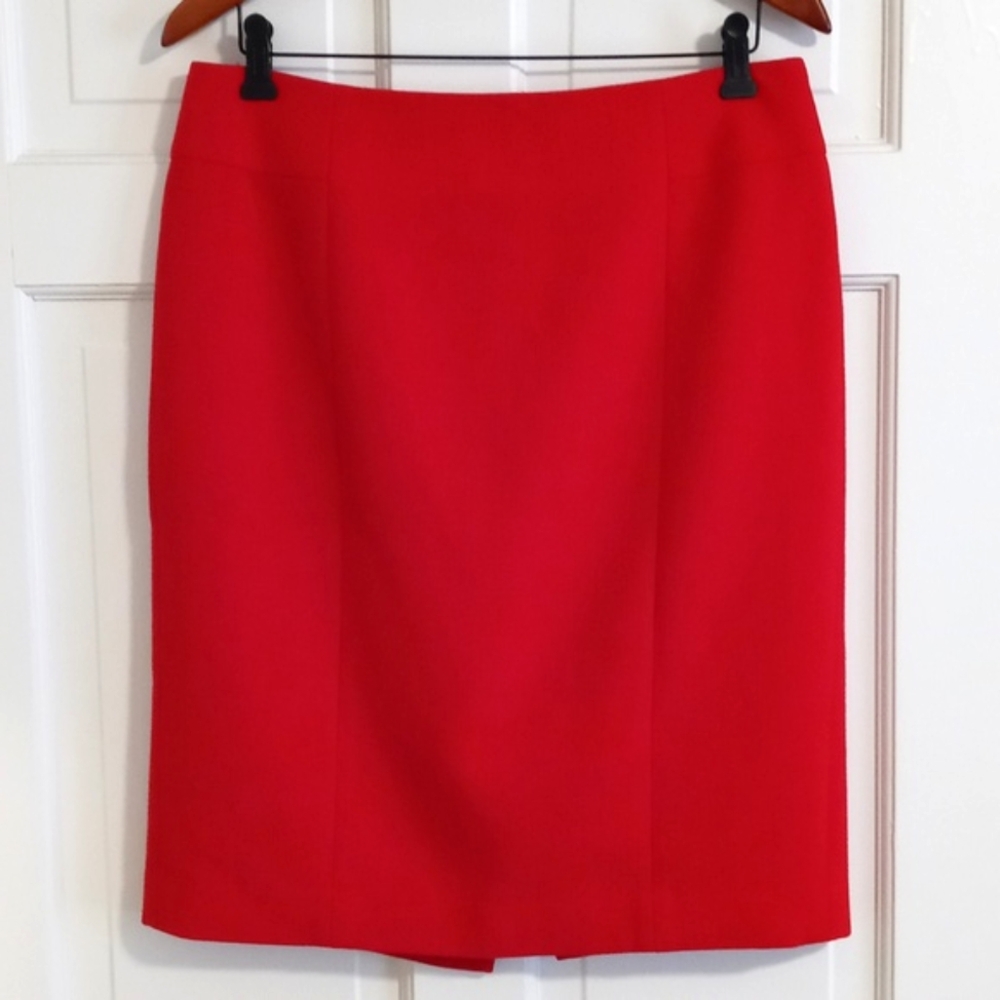 ❤️Ann Taylor❤️ - Red Wool Blend A-Line Skirt